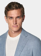 Light Blue Tailored Fit Havana Blazer