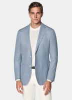 Light Blue Tailored Fit Havana Blazer