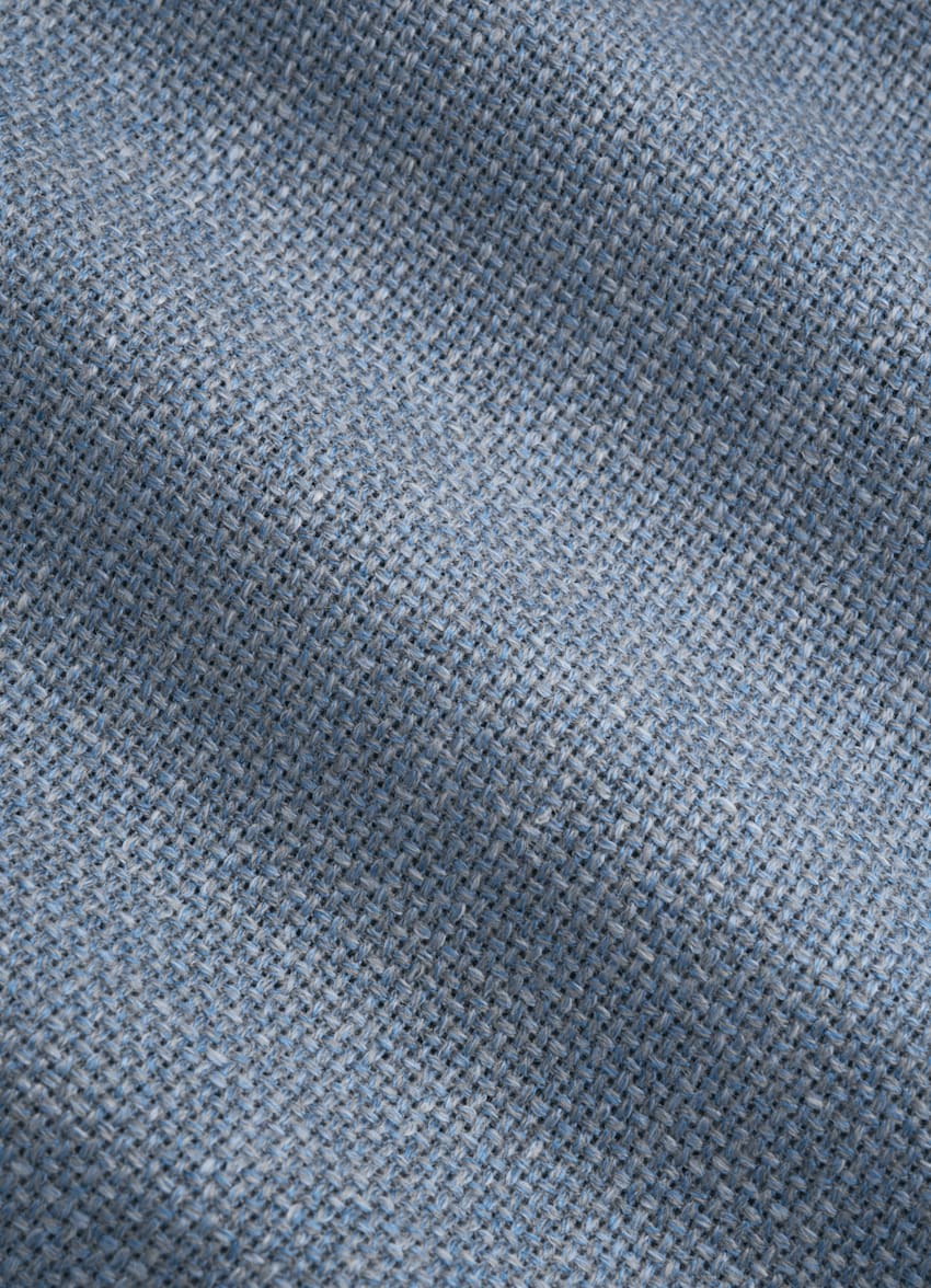 Light Blue Tailored Fit Havana Blazer