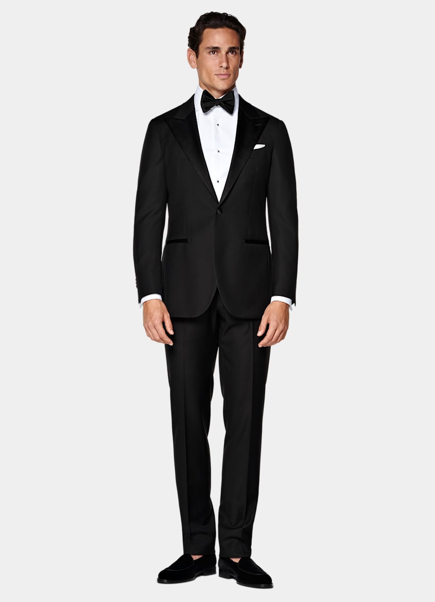 Black Tailored Fit Havana Tuxedo