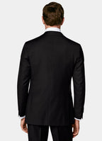 Black Three-Piece Tailored Fit Havana Tuxedo