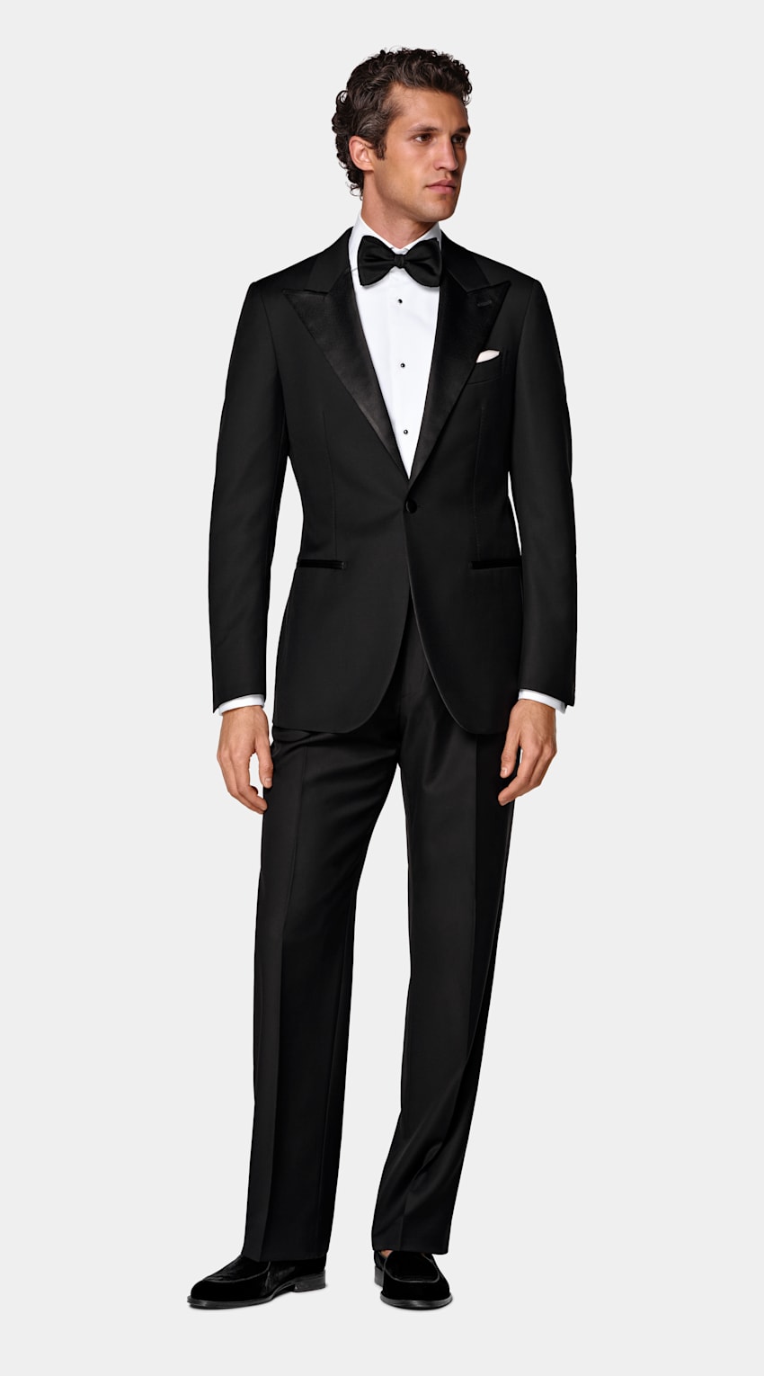 Black Tailored Fit Havana Tuxedo