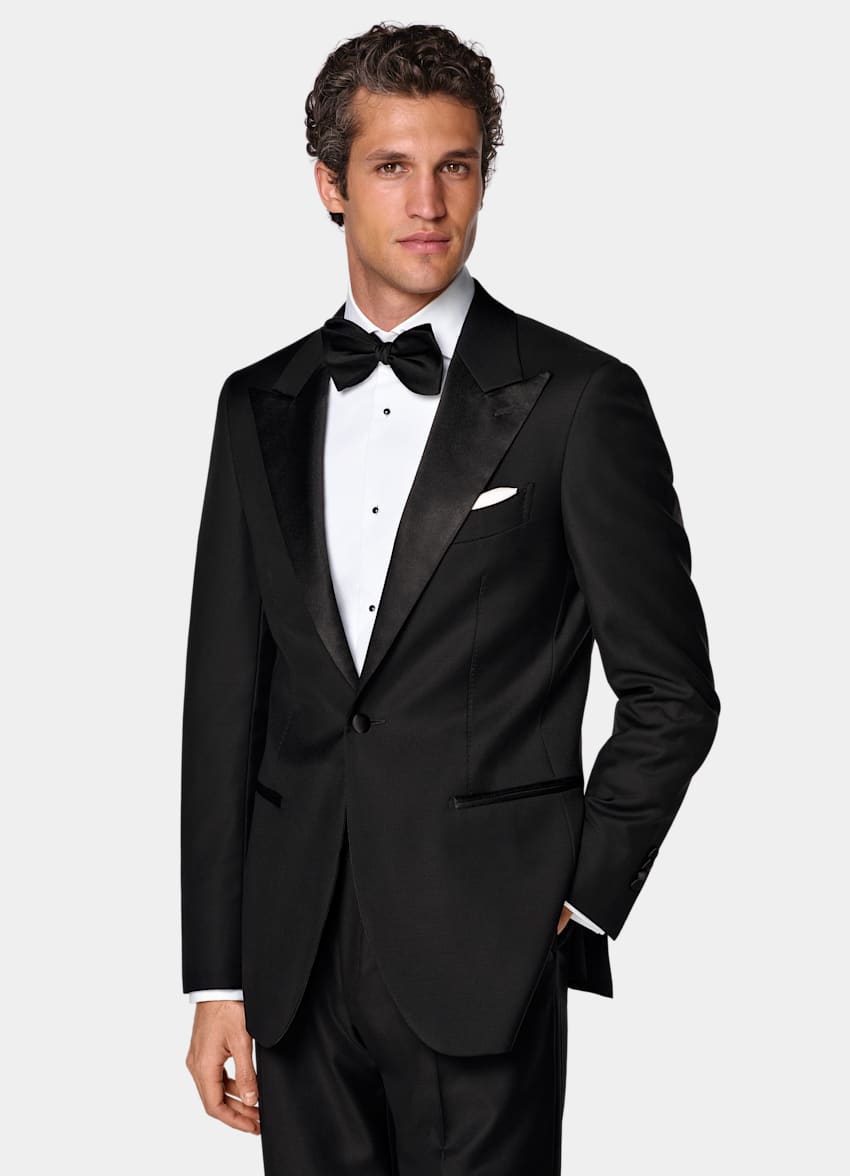 Black Tailored Fit Havana Tuxedo