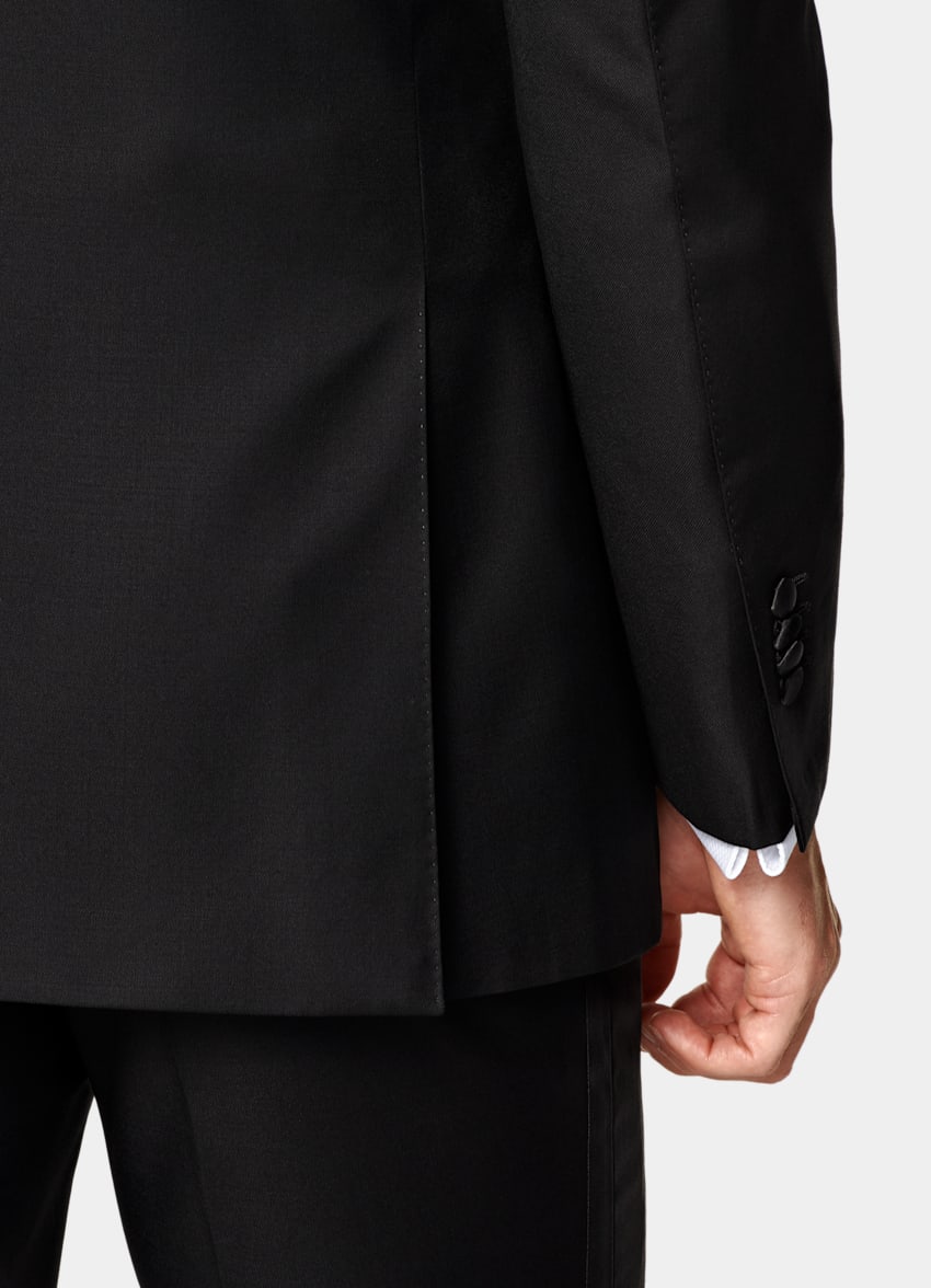 Black Tailored Fit Havana Tuxedo