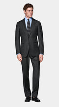 Dark Grey Tailored Fit Havana Suit