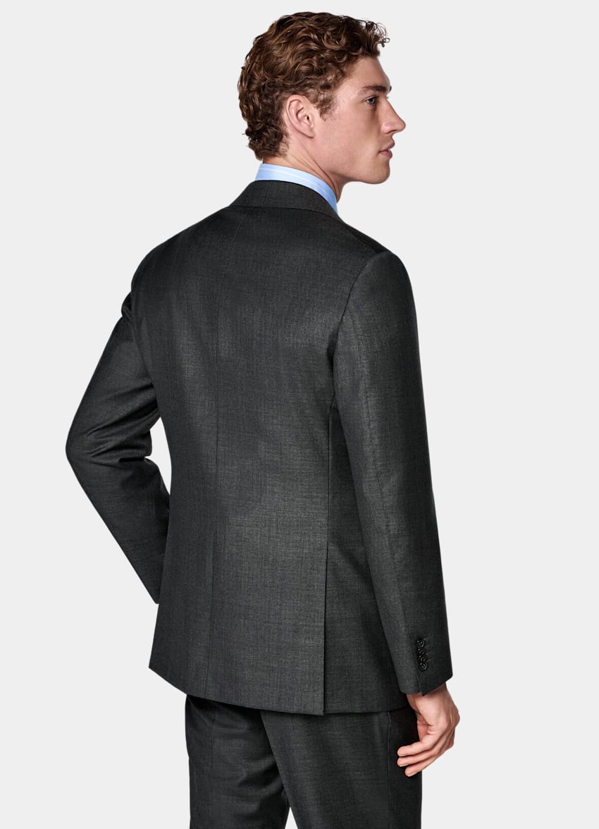Dark Grey Tailored Fit Havana Suit