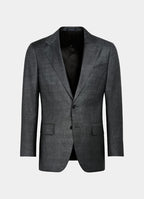 Dark Grey Tailored Fit Havana Suit Jacket