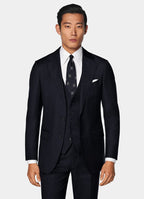 Navy Three-Piece Tailored Fit Havana Suit