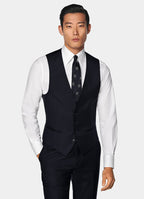 Navy Three-Piece Tailored Fit Havana Suit
