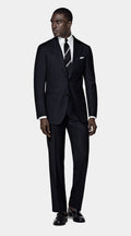 Navy Tailored Fit Havana Suit