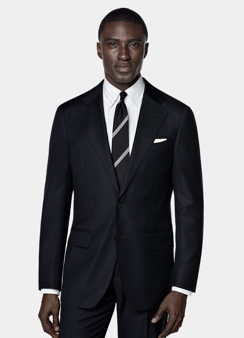 Navy Tailored Fit Havana Suit