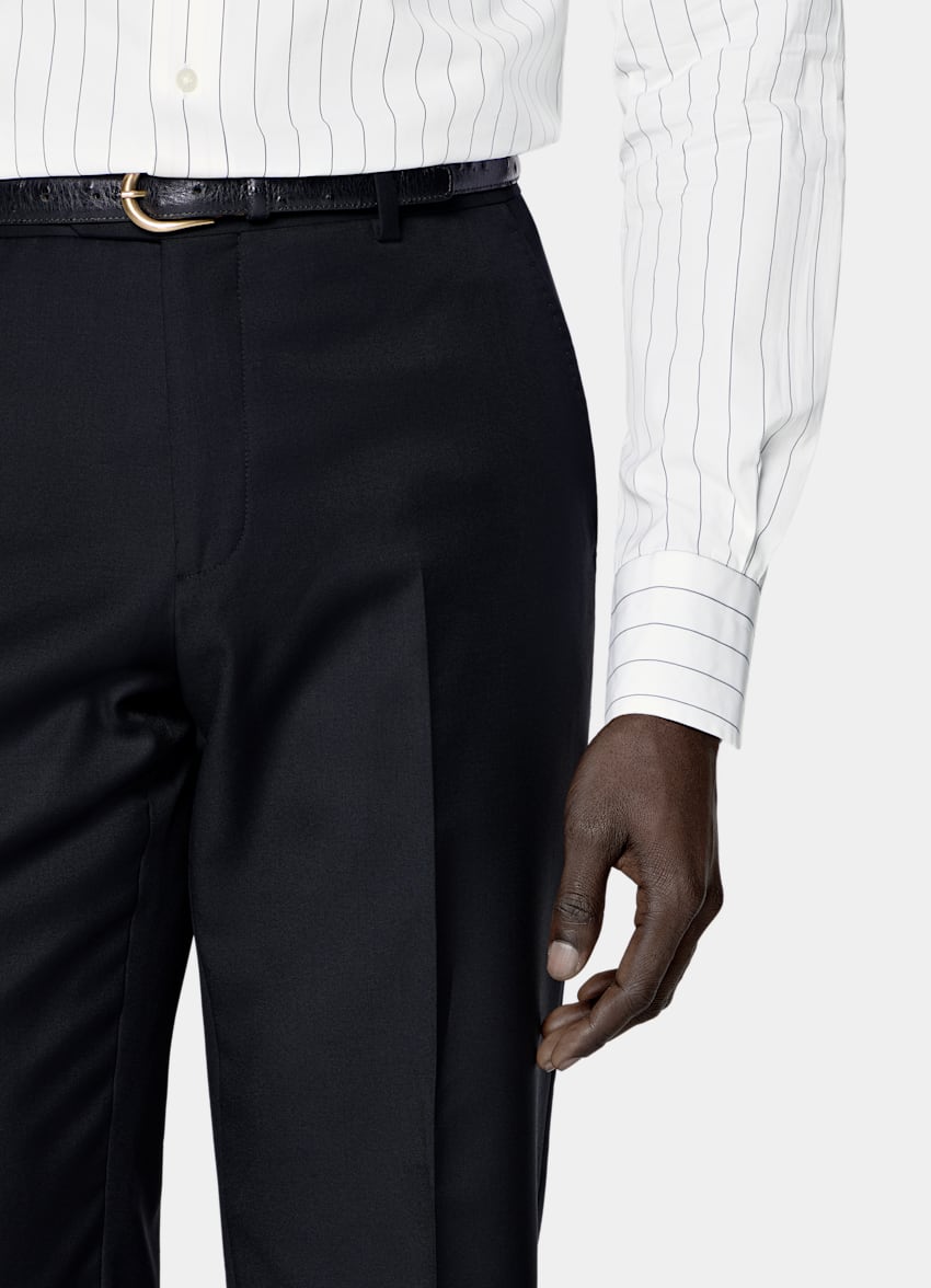 Navy Tailored Fit Havana Suit