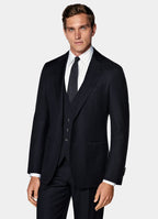 Navy Three-Piece Tailored Fit Havana Suit
