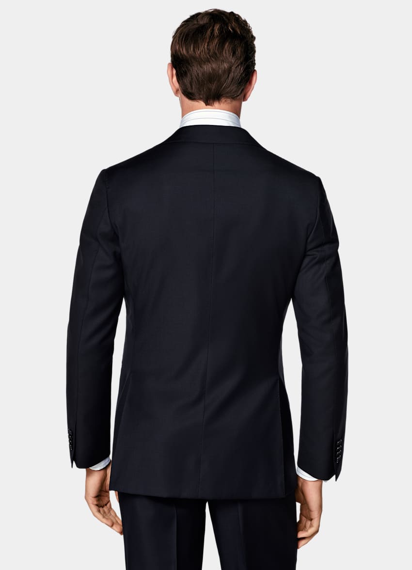 Navy Three-Piece Tailored Fit Havana Suit