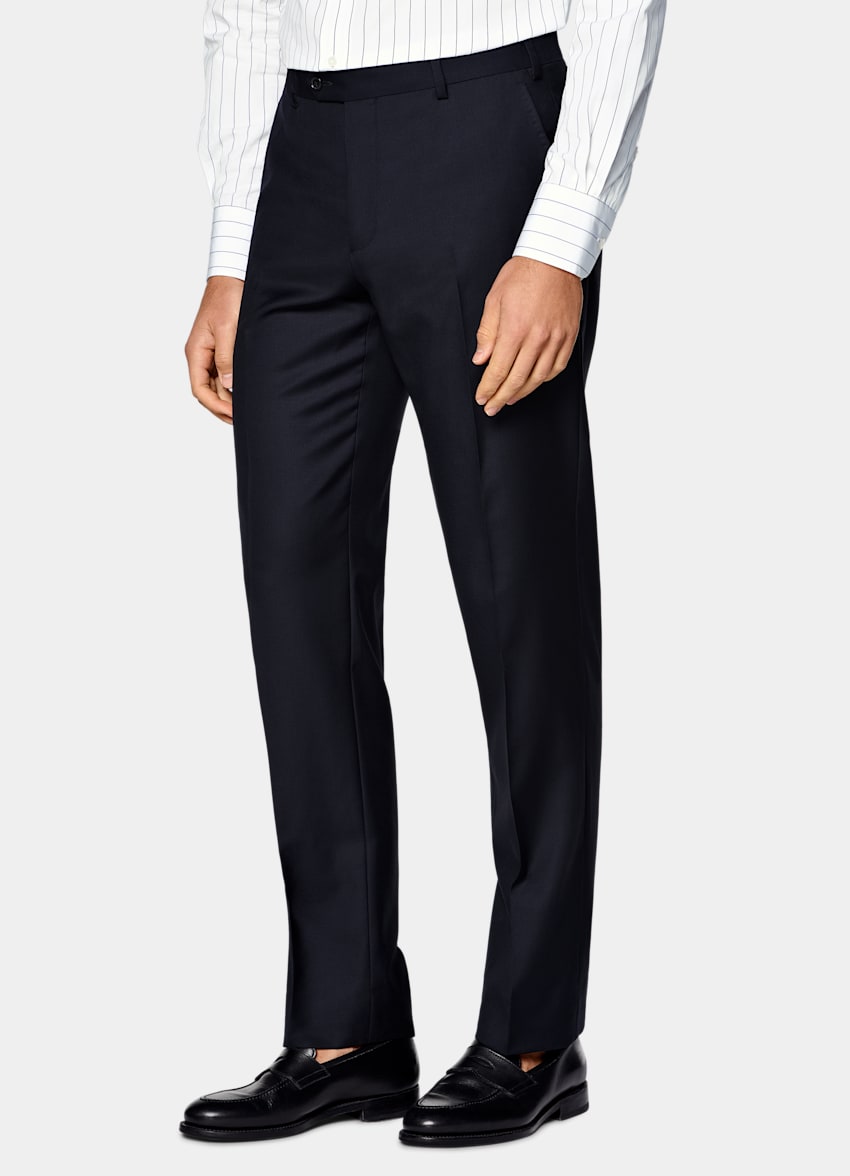 Navy Three-Piece Tailored Fit Havana Suit