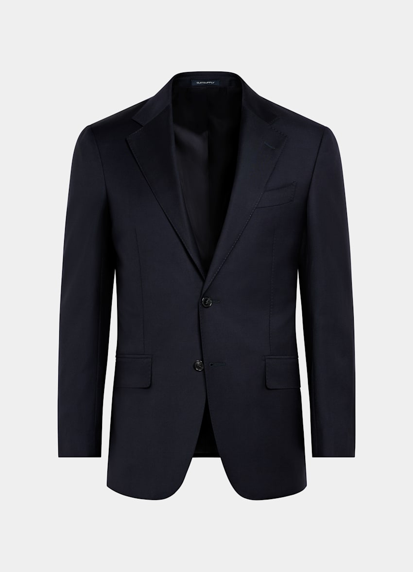 Navy Three-Piece Tailored Fit Havana Suit