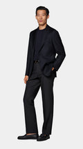 Navy Tailored Fit Havana Suit Jacket