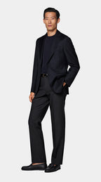Navy Tailored Fit Havana Suit Jacket