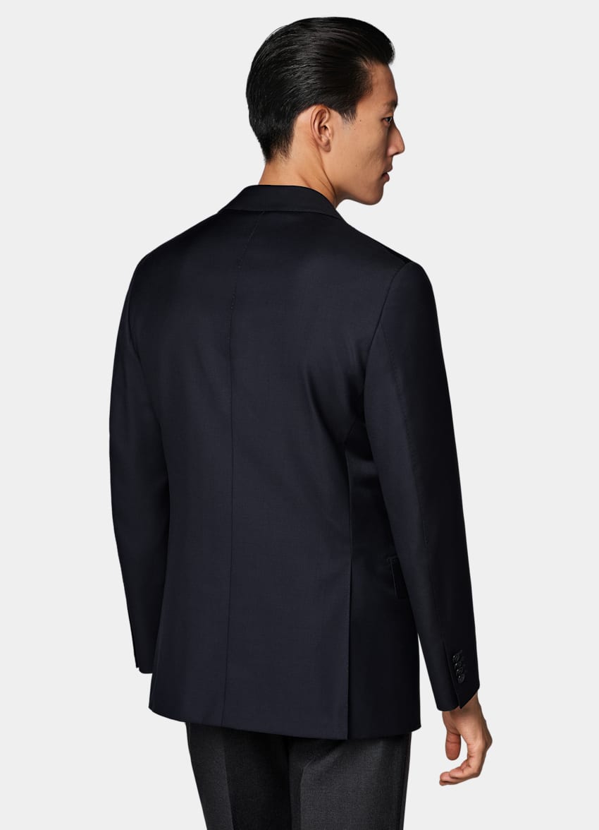 Navy Tailored Fit Havana Suit Jacket