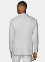 Light Grey Tailored Fit Havana Suit Jacket