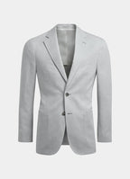 Light Grey Tailored Fit Havana Suit Jacket
