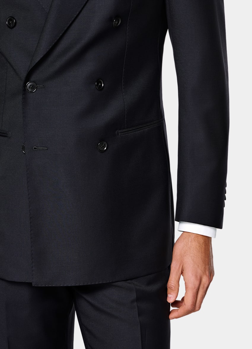 Navy Tailored Fit Havana Suit