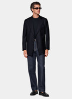 Navy Tailored Fit Havana Suit Jacket