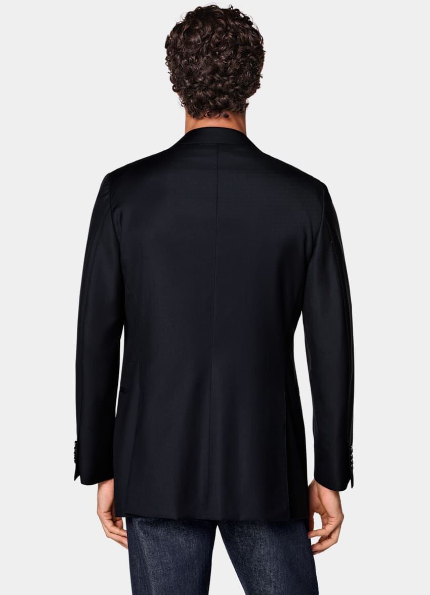 Navy Tailored Fit Havana Suit Jacket