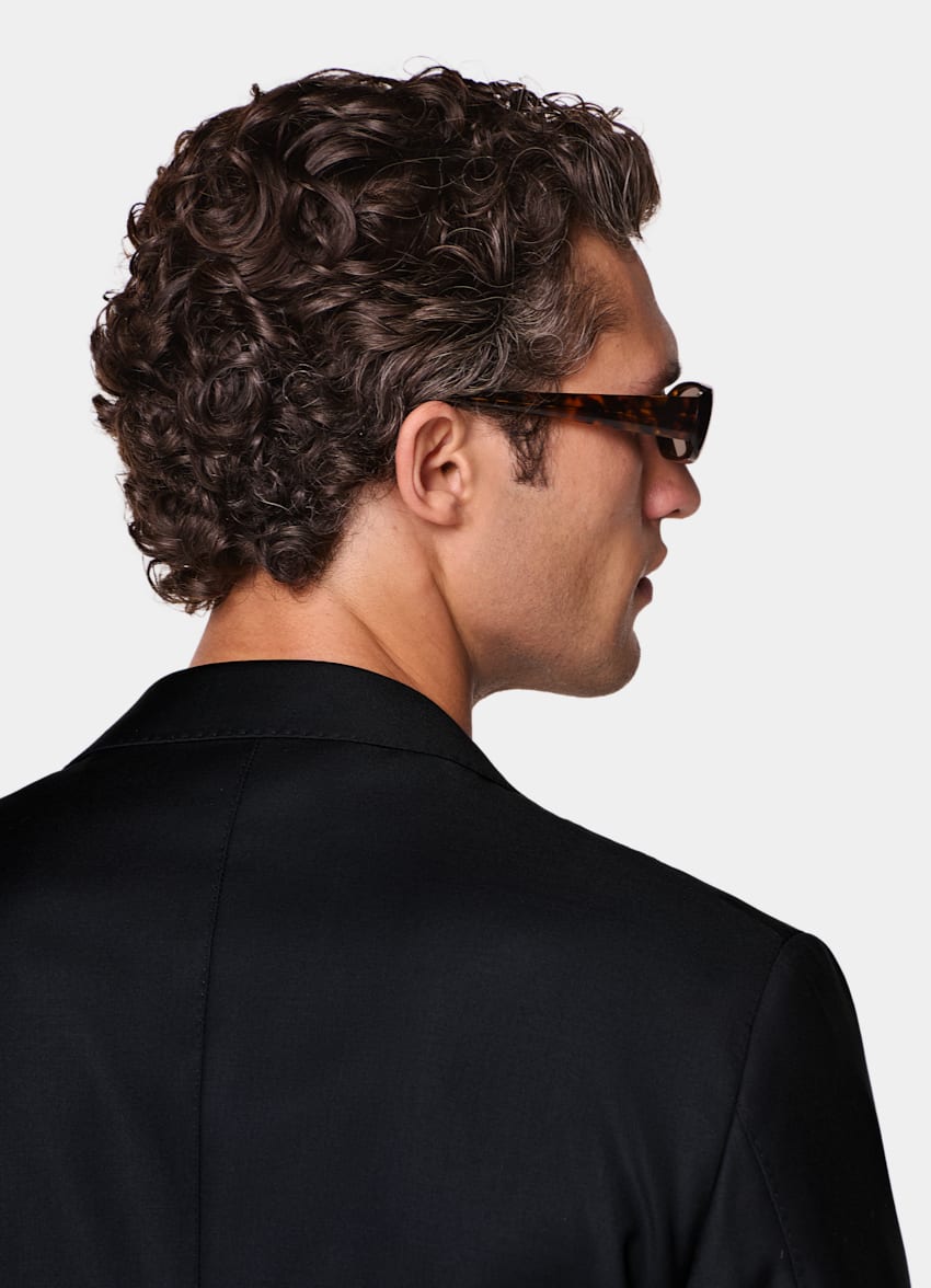 Navy Tailored Fit Havana Suit Jacket