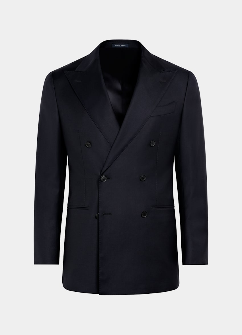 Navy Tailored Fit Havana Suit Jacket