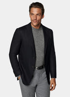 Navy Tailored Fit Havana Suit Jacket