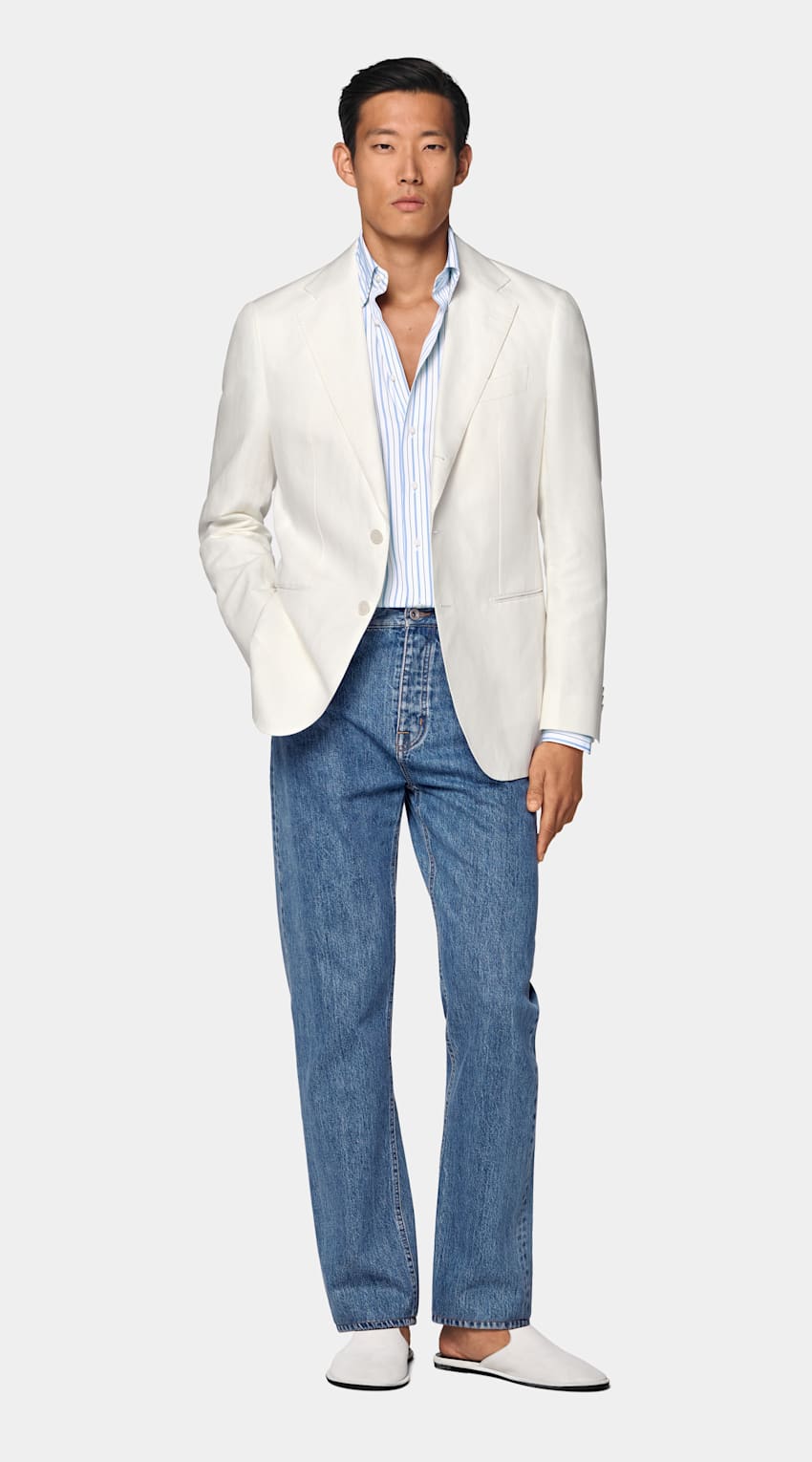 Off-White Tailored Fit Havana Suit Jacket