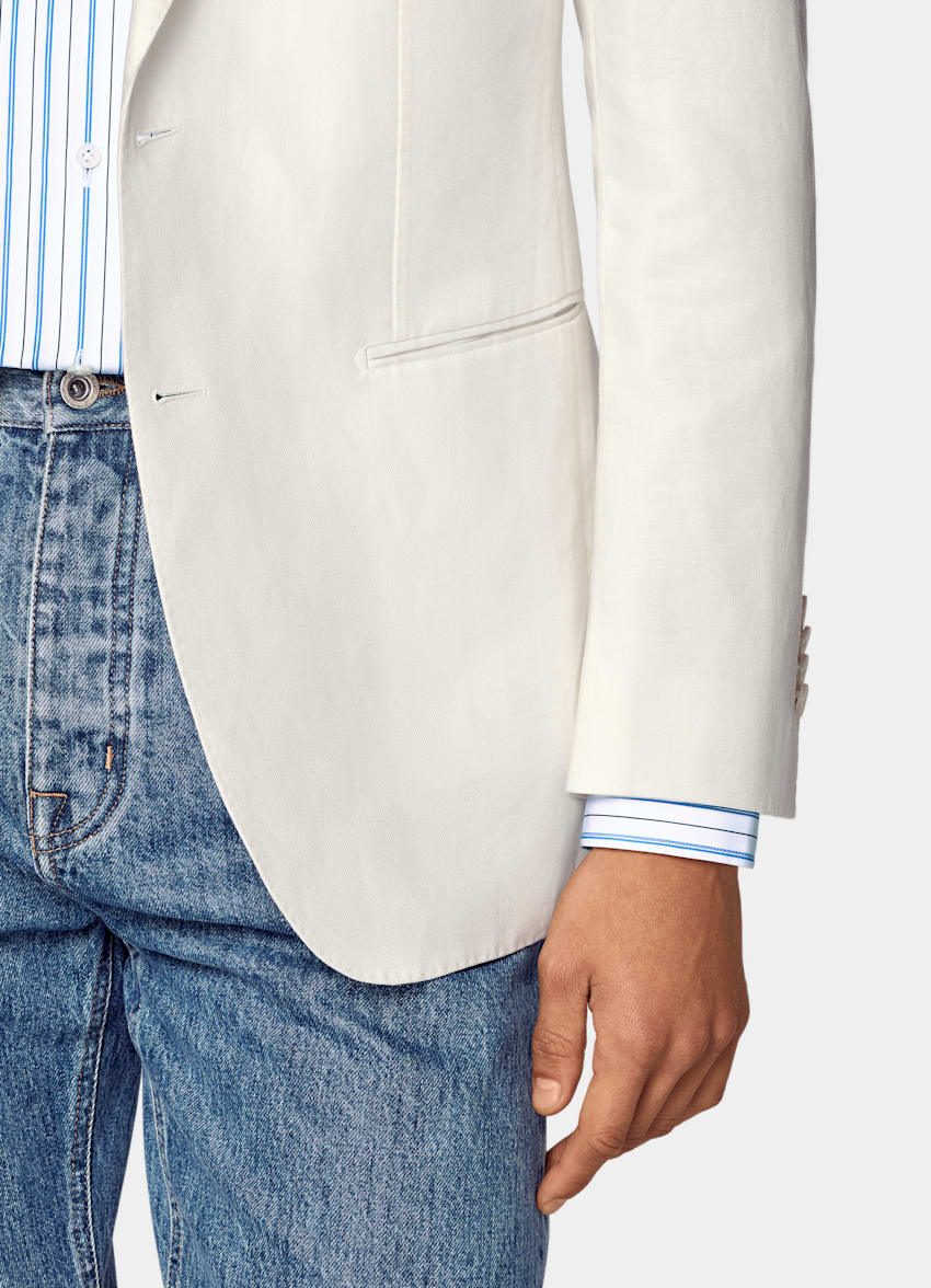 Off-White Tailored Fit Havana Suit Jacket