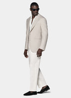 Light Taupe Relaxed Fit Roma Suit Jacket