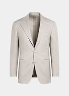 Light Taupe Relaxed Fit Roma Suit Jacket