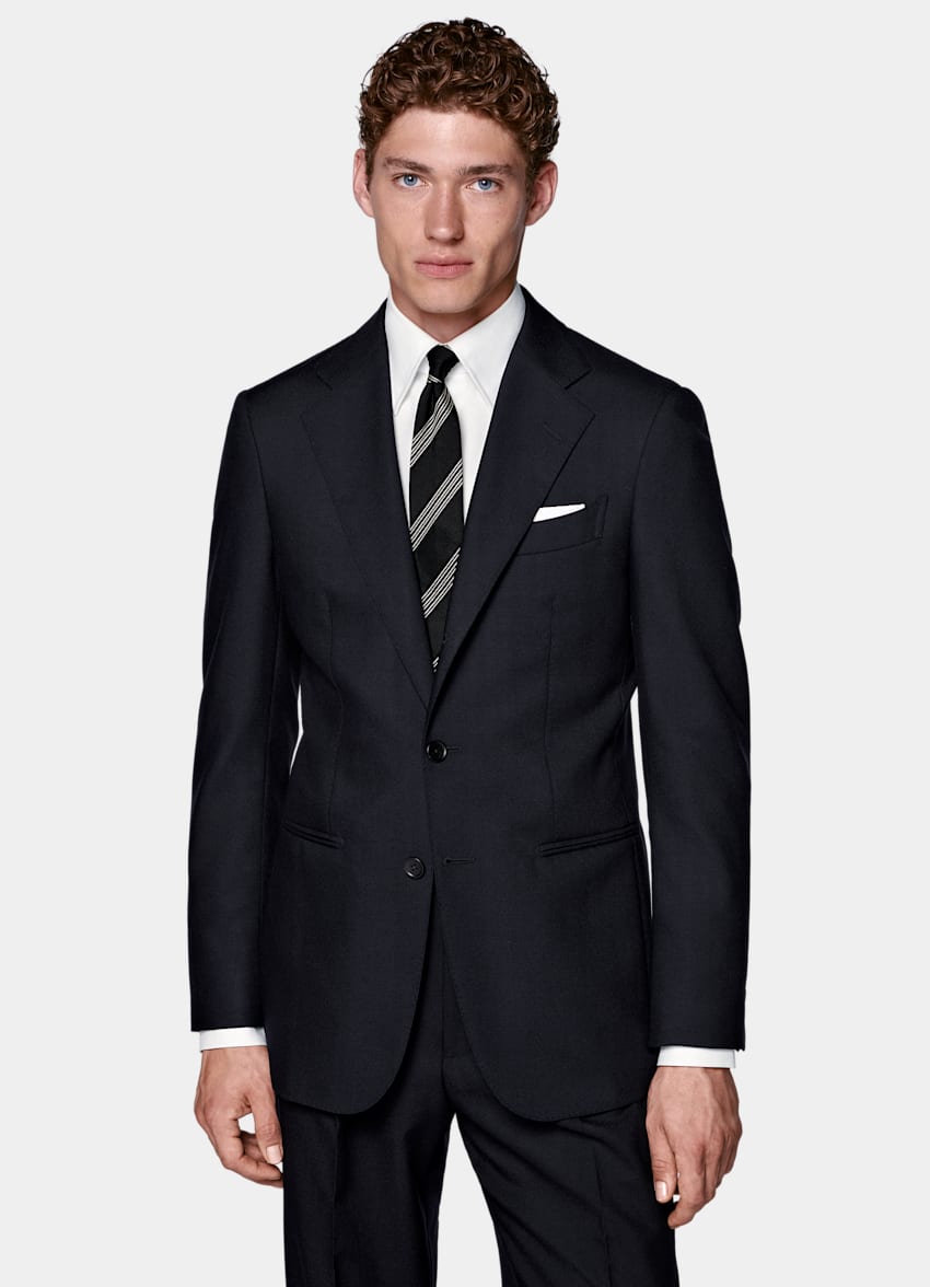Navy Tailored Fit Havana Suit