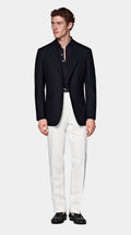Navy Tailored Fit Havana Suit Jacket