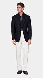 Navy Tailored Fit Havana Suit Jacket