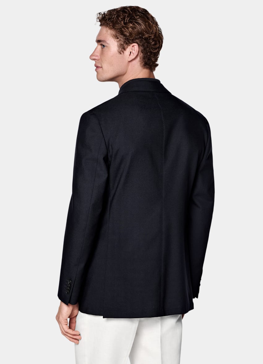 Navy Tailored Fit Havana Suit Jacket