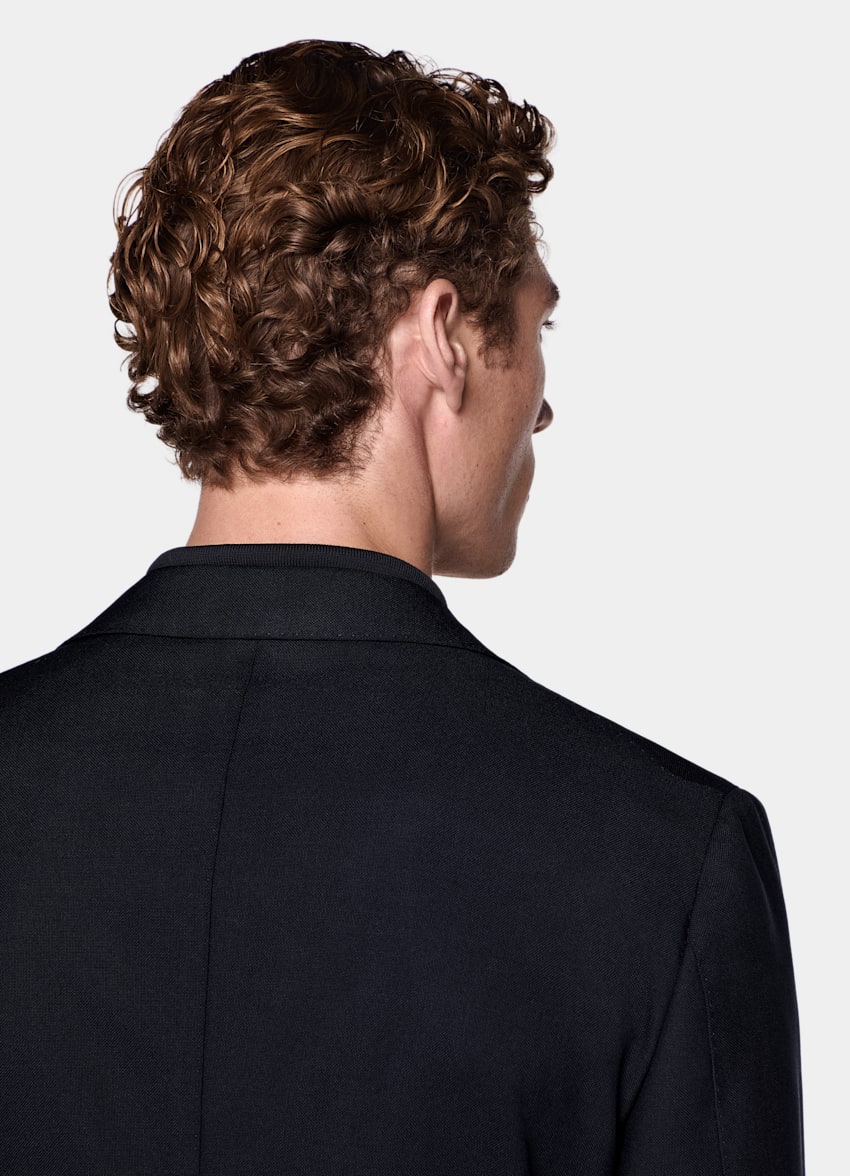 Navy Tailored Fit Havana Suit Jacket