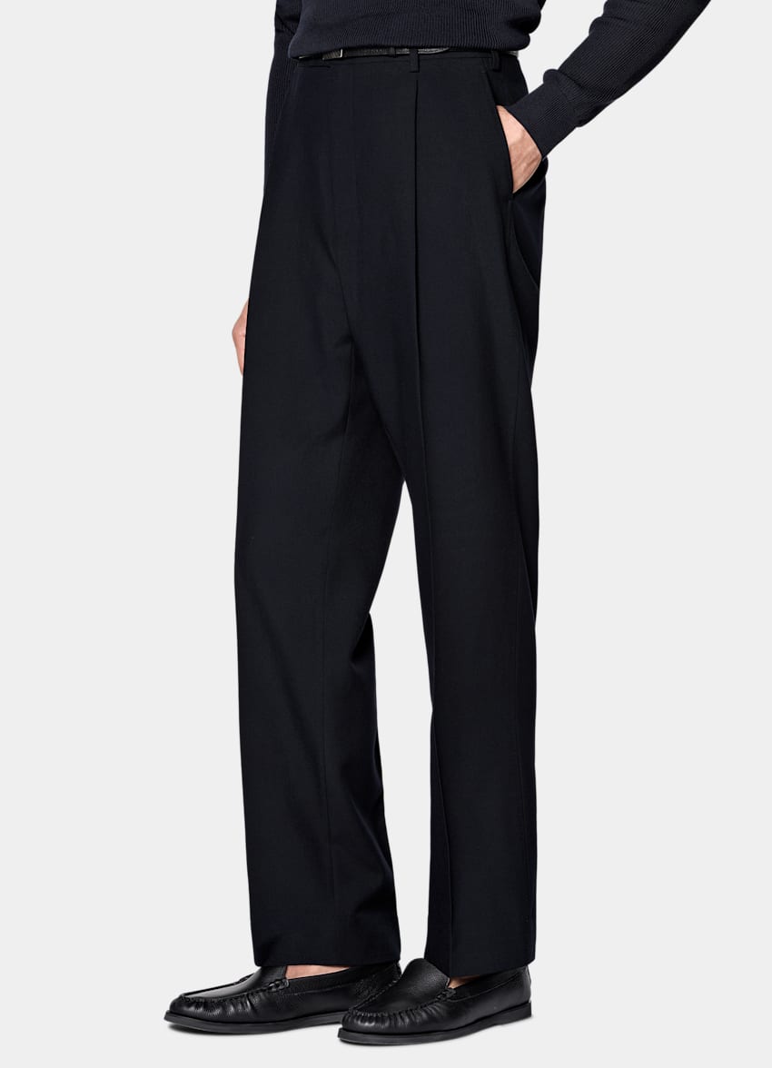 Navy Tailored Fit Havana Suit