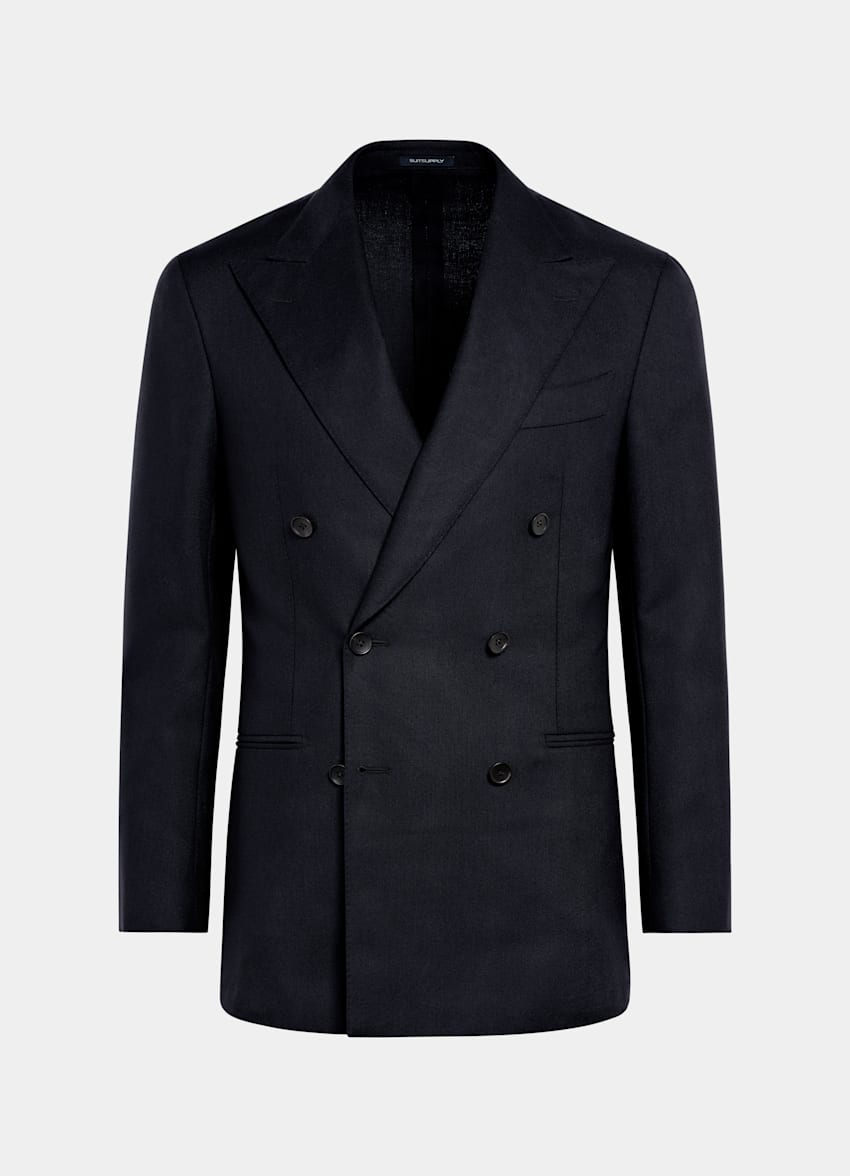 Navy Tailored Fit Havana Suit Jacket