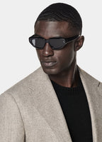 Taupe Relaxed Fit Roma Suit Jacket