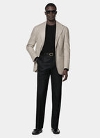 Taupe Relaxed Fit Roma Suit Jacket