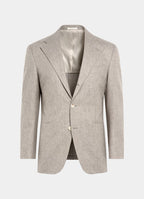 Taupe Relaxed Fit Roma Suit Jacket