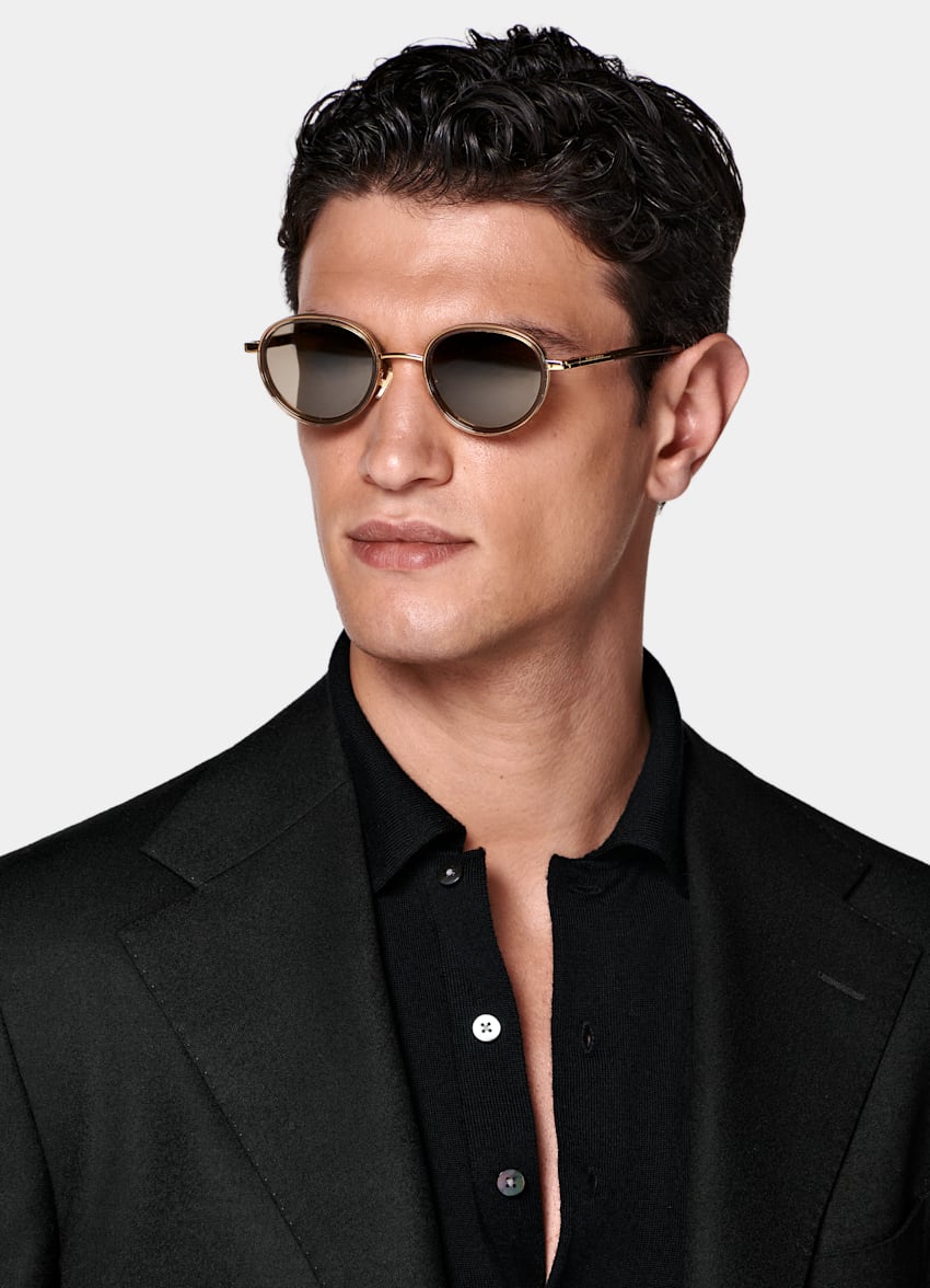 Black Relaxed Fit Roma Suit Jacket
