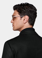 Black Relaxed Fit Roma Suit Jacket
