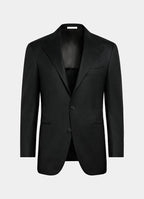 Black Relaxed Fit Roma Suit Jacket