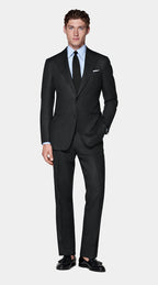 Dark Grey Tailored Fit Havana Suit