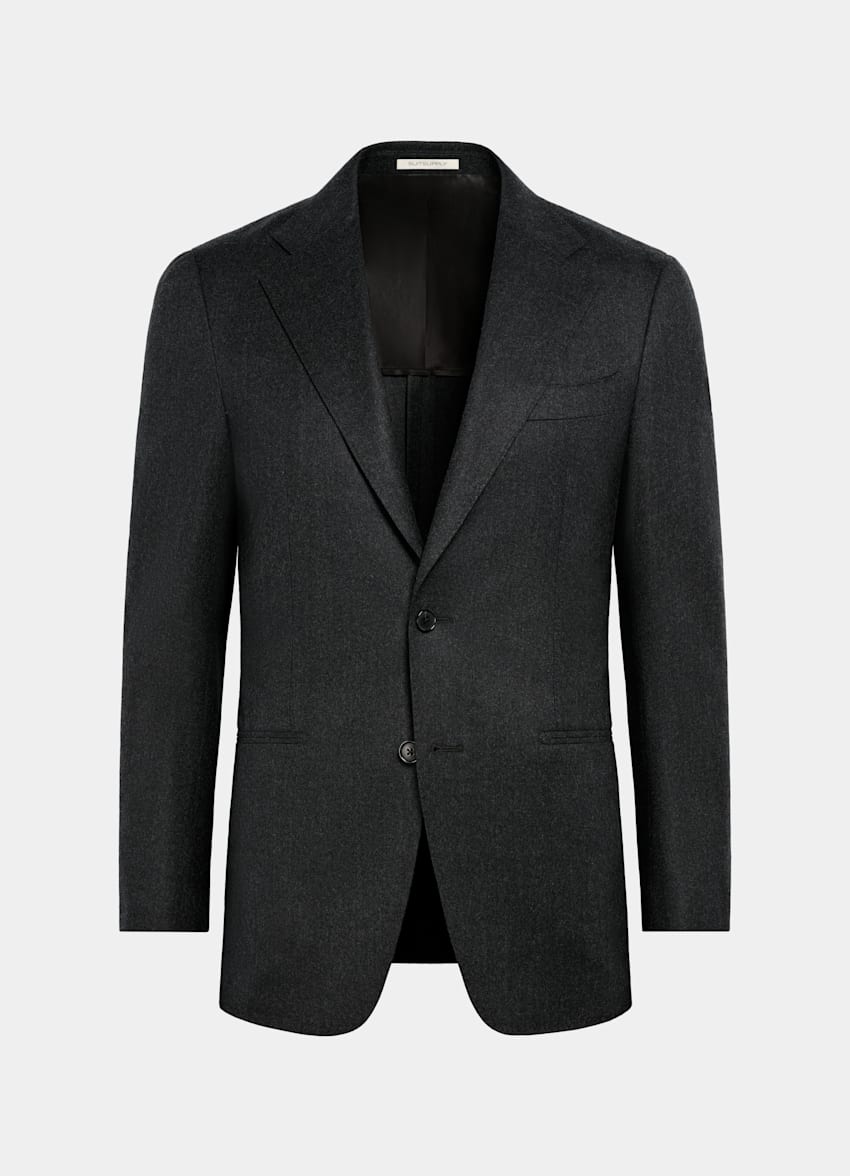 Dark Grey Tailored Fit Havana Suit